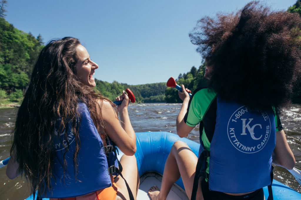 River rafting in the Delaware River